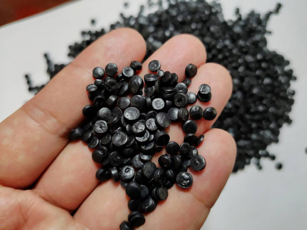 宁波黑色HDPE再生管道颗粒料
